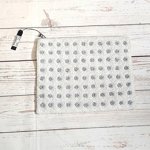 Charming Charlie RSVP Boho Beaded Clutch - NWT - Picture 2 of 10